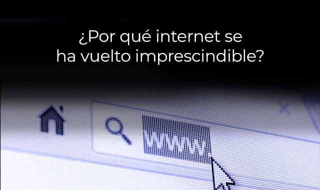 descubre mas sobre por que el internet se ha vuelto imprescindible