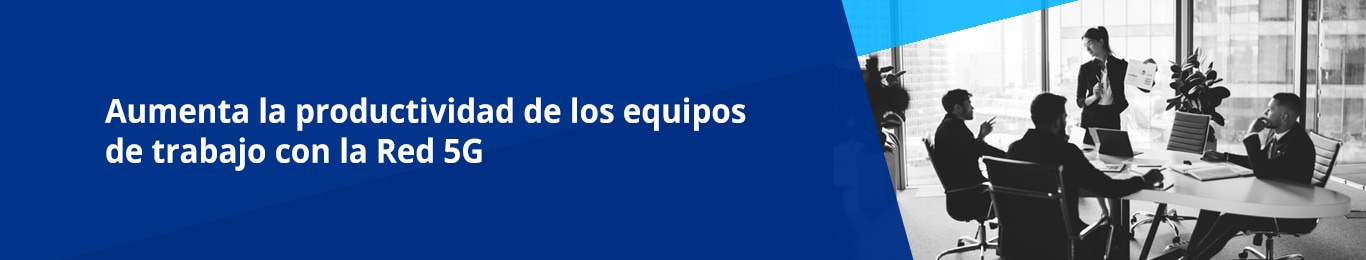 Se espera que la tecnología 5G marque un antes y un después en la productividad laboral, ya que fomentará el trabajo activo, mejorando la transmisión de datos en tiempo real. 