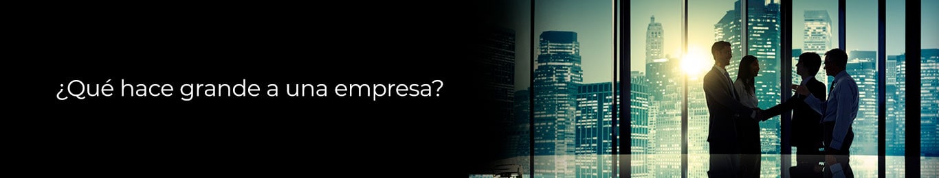 conoce cuales son las cosas que hacen grande a una empresa
