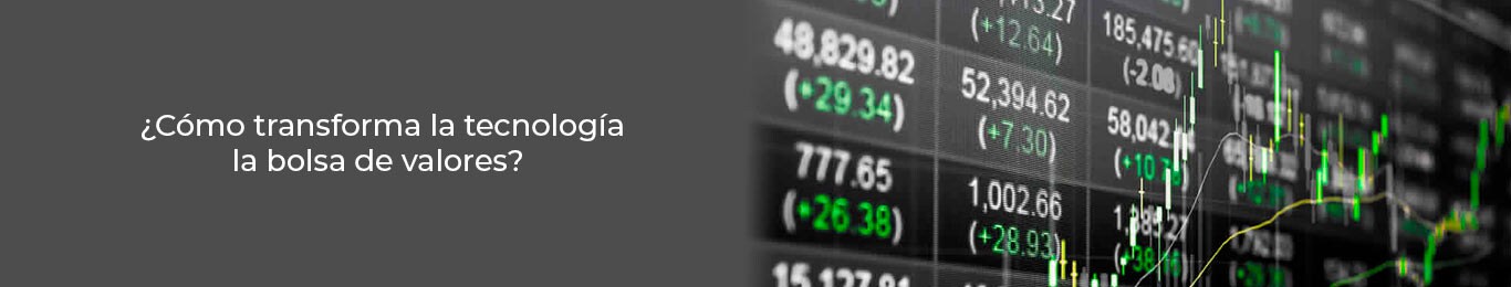 a veces la bolsa de valores se ve afectada por la tecnologia