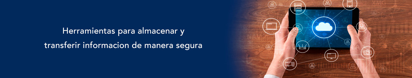 te decimos las herramientas para almacenar y transferir informacion