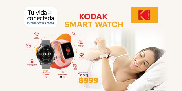 Kodak Fit Watch FT3R - De Venta en Telcel Tienda en Línea