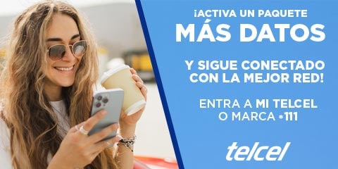 Activa un paquete más datos y sigue conectado con la mejor RED