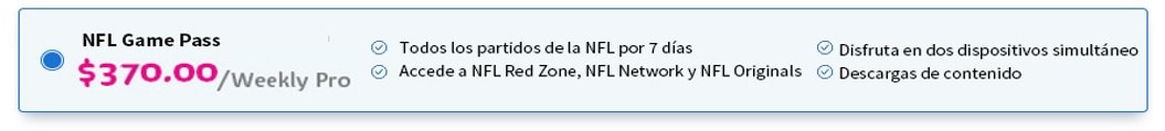 telcel tiene los mejores partidos de futbol americano por 7 dias podras acceder a todo el contenido de nfl