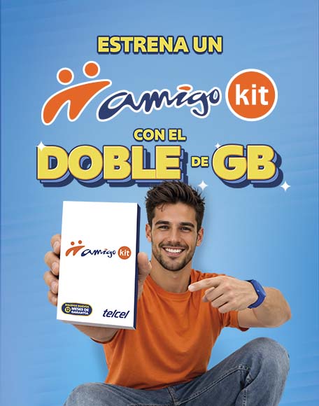Doble de gigas con Amigo Kit | Telcel
