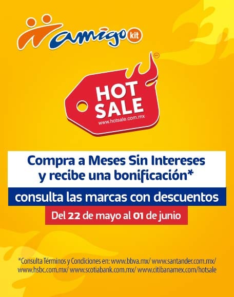 elige tu banco preferido y recibe meses sin intereses asi como bonificaciones en tus compras de hot sale con telcel