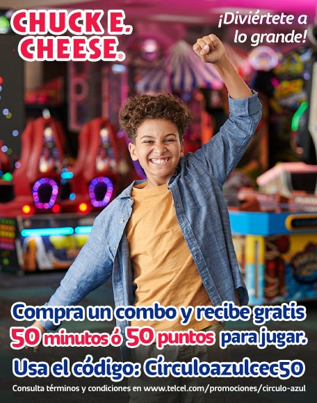 chuck e. cheese te invitan a pasar un dia fantastico en compañía de toda tu familia