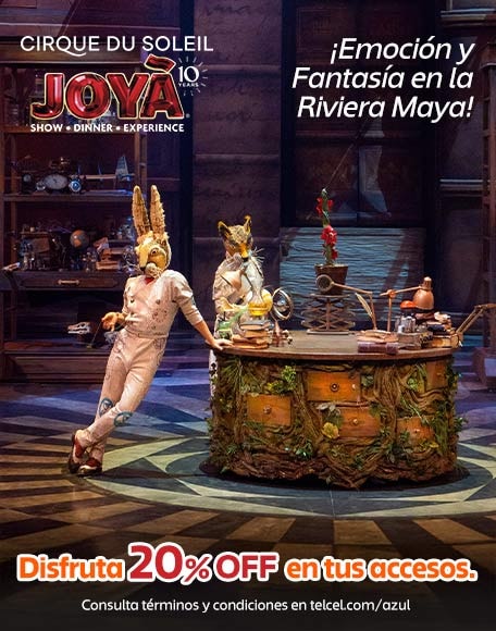 vive una experiencia unica con joya de cirque du soleil en riviera maya con descuento