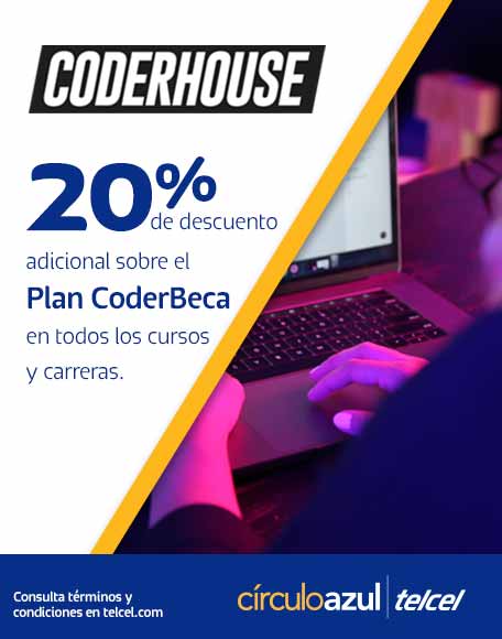 20% de descuento adicional sobre el Plan CoderBeca | CirculoAzul Telcel