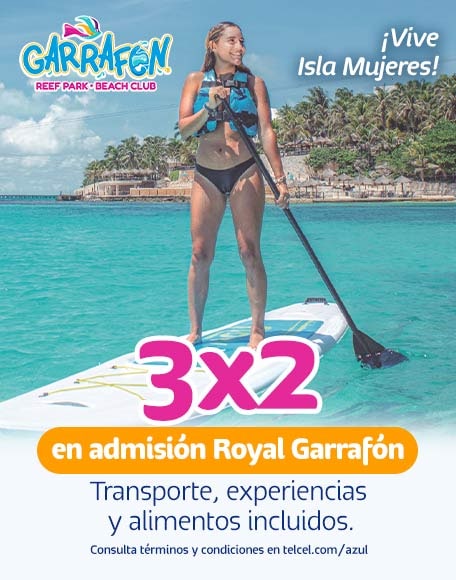 Playas paradisíacas, arrecifes y aventuras acuáticas con 3x2 en admisión Royal Garrafón