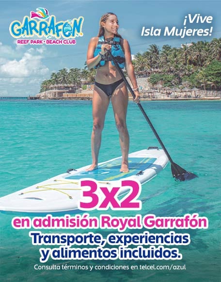 Playas paradisíacas, arrecifes y aventuras acuáticas con 3x2 en admisión Royal Garrafón