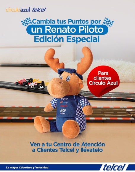 un renato piloto te esta esperando a toda velocidad canjea tus puntos circulo azul ahora