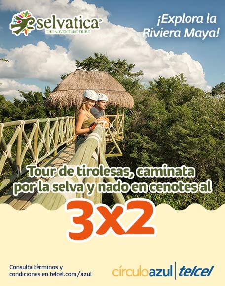 aventuras y emoción en la riviera maya con tres por dos en el paquete selvatica silver