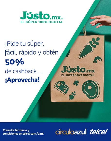 registrate en app jüsto y obten un descuento en tu primer compra