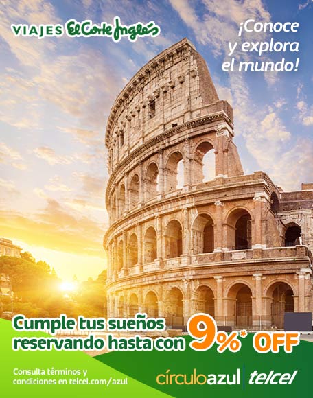 circuloazul telcel y viajes el corte Ingles te invitan a pasar unas vacaciones increibles