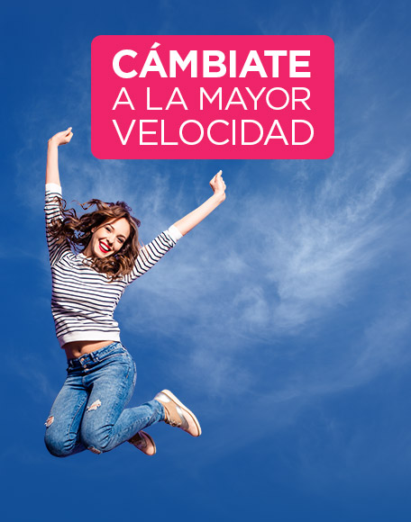 cambiate y disfruta de la mejor red con la mayor velocidad que solo telcel te puede ofrecer