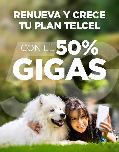 crece tu plan al renovar y obten mas datos durante todo tu plazo forzoso solo con telcel