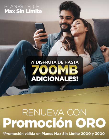 renueva tu plan y disfruta de hasta setecientos megabytes mas en tu plan contratado